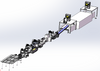 Recyclage du flocons de compagnie Polyester Fibre Fibre Plant / PSF Ligne de production