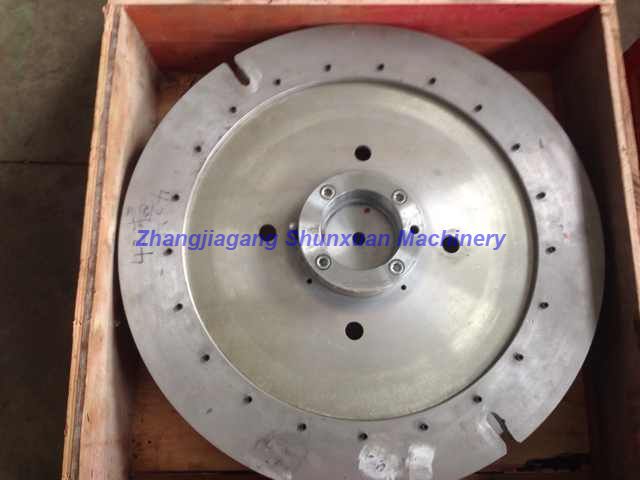 Disque de coupe pour la ligne de production de fibres de base en polyester